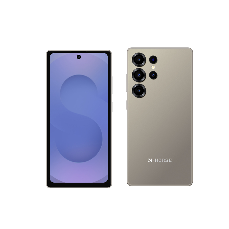 M-HORSE S25 Ultra+ 6.6'' DISPLAY 8GB (4+4GB)RAM + 128GB ROM 16MP Selfie+32MP Rear camera 5000mAh battery capacity with stylus pen side fingerprint UNLOCK Android 14 phone smartphone +FREE AIRPODS