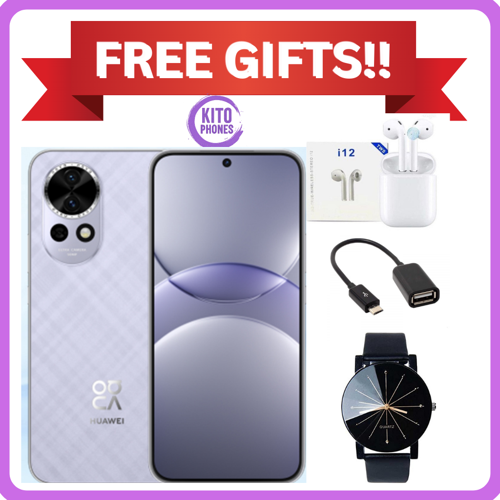 Huawei nova 13, 12GB RAM + 256GB ROM 6.7 DISPLAY, 5000mAh BATTERY CAPACITY 50 MP Ultra Vision Camera +60 MP Front Ultra-Wide Portrait Camera SIDE FINGERPRINT EMUI 14.2 SYSTEM SMARTPHONE +FREE GIFTS