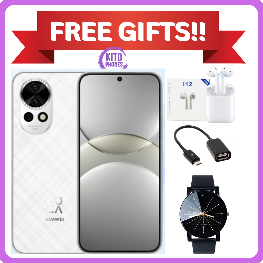 Huawei nova 13, 12GB RAM + 256GB ROM 6.7 DISPLAY, 5000mAh BATTERY CAPACITY 50 MP Ultra Vision Camera +60 MP Front Ultra-Wide Portrait Camera SIDE FINGERPRINT EMUI 14.2 SYSTEM SMARTPHONE +FREE GIFTS