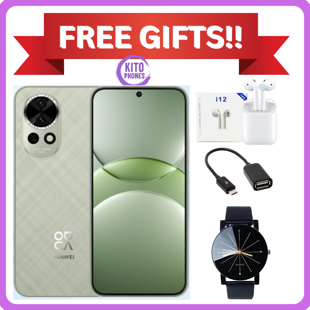 Huawei nova 13, 12GB RAM + 256GB ROM 6.7 DISPLAY, 5000mAh BATTERY CAPACITY 50 MP Ultra Vision Camera +60 MP Front Ultra-Wide Portrait Camera SIDE FINGERPRINT EMUI 14.2 SYSTEM SMARTPHONE +FREE GIFTS