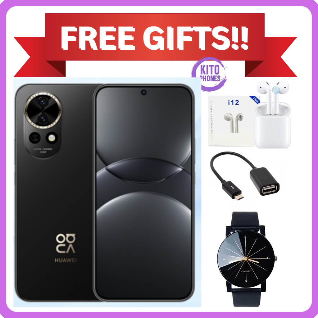 Huawei nova 13, 12GB RAM + 256GB ROM 6.7 DISPLAY, 5000mAh BATTERY CAPACITY 50 MP Ultra Vision Camera +60 MP Front Ultra-Wide Portrait Camera SIDE FINGERPRINT EMUI 14.2 SYSTEM SMARTPHONE +FREE GIFTS