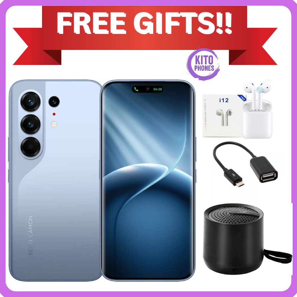 NEW ARRIVAL Tecno CAMON 50 PRO 256GB ROM +16GB(8+8GB )RAM, 6.78" AMOLED CURVED SCREEN 5200mAh BATTERY 50MP MAIN CAMERA 32MP SELFIE ANDROID 16 SMARTPHONE +FREE GIFTS(SPEAKER +EARPODS+OTG CABLE)