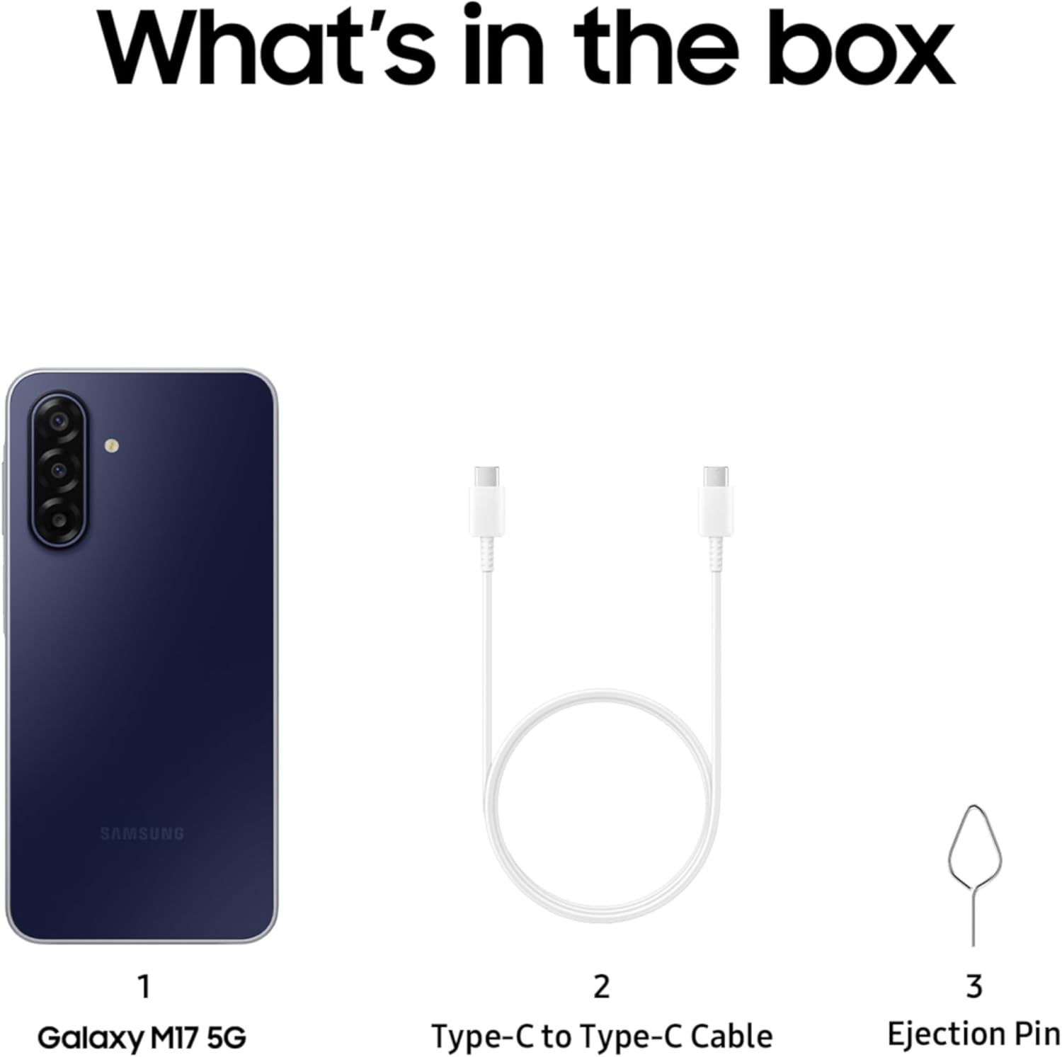 [ NEW ARRIVAL]  Samsung Galaxy M17 5G 128GB+6GB 6.7" Super AMOLED 90Hz Display (50+5+2)MP Rear Camera 13MP Front Camera Dual SIM 5000mAh Battery 25W Charge Galaxy AI Fingerprint Unlock smartphones