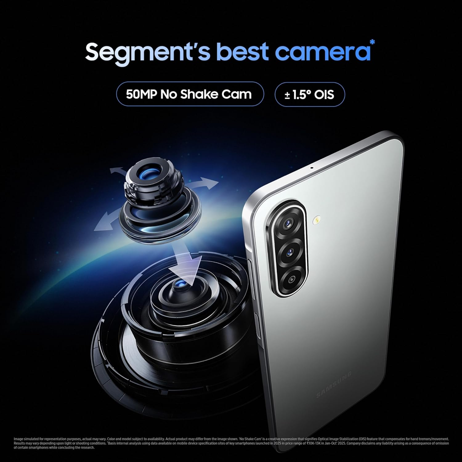 [ NEW ARRIVAL]  Samsung Galaxy M17 5G 128GB+6GB 6.7" Super AMOLED 90Hz Display (50+5+2)MP Rear Camera 13MP Front Camera Dual SIM 5000mAh Battery 25W Charge Galaxy AI Fingerprint Unlock smartphones