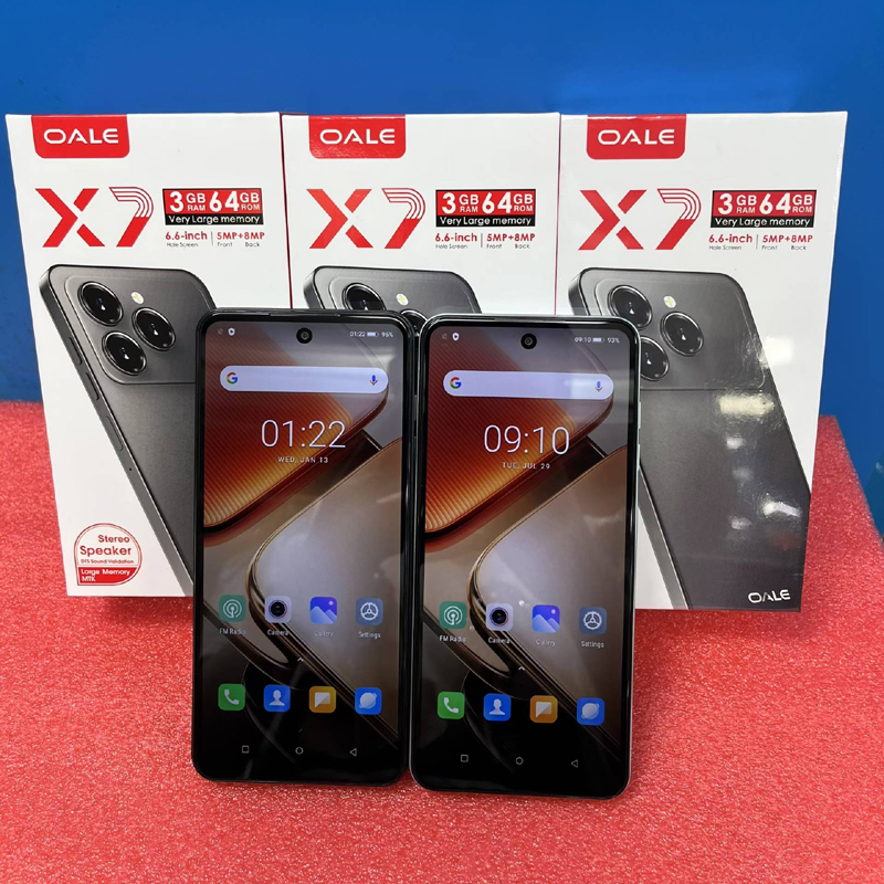 [NEW ARRIVAL] OALE X7 64GB ROM+3GB RAM SCREEN 6.6’’ CAMERA 8MP BACK+5MP FRONT FINGERPRINT ANDROID 13 HIGH CAPACITY BATTERY BRAND NEW SMART PHONE