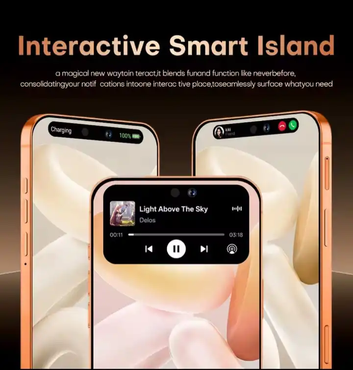 CALUS i17 PRO MAX, 8GB RAM + 256GB ROM, 6.9 inch IPS LCD FULL SCREEN DISPLAY, 5000MAH BATTERY CAPACITY , 18MP SELFIE +48MP CAMERA, FACE ID, ANDROID 14 SMARTPHONE, DUAL SIM SMARTPHONE