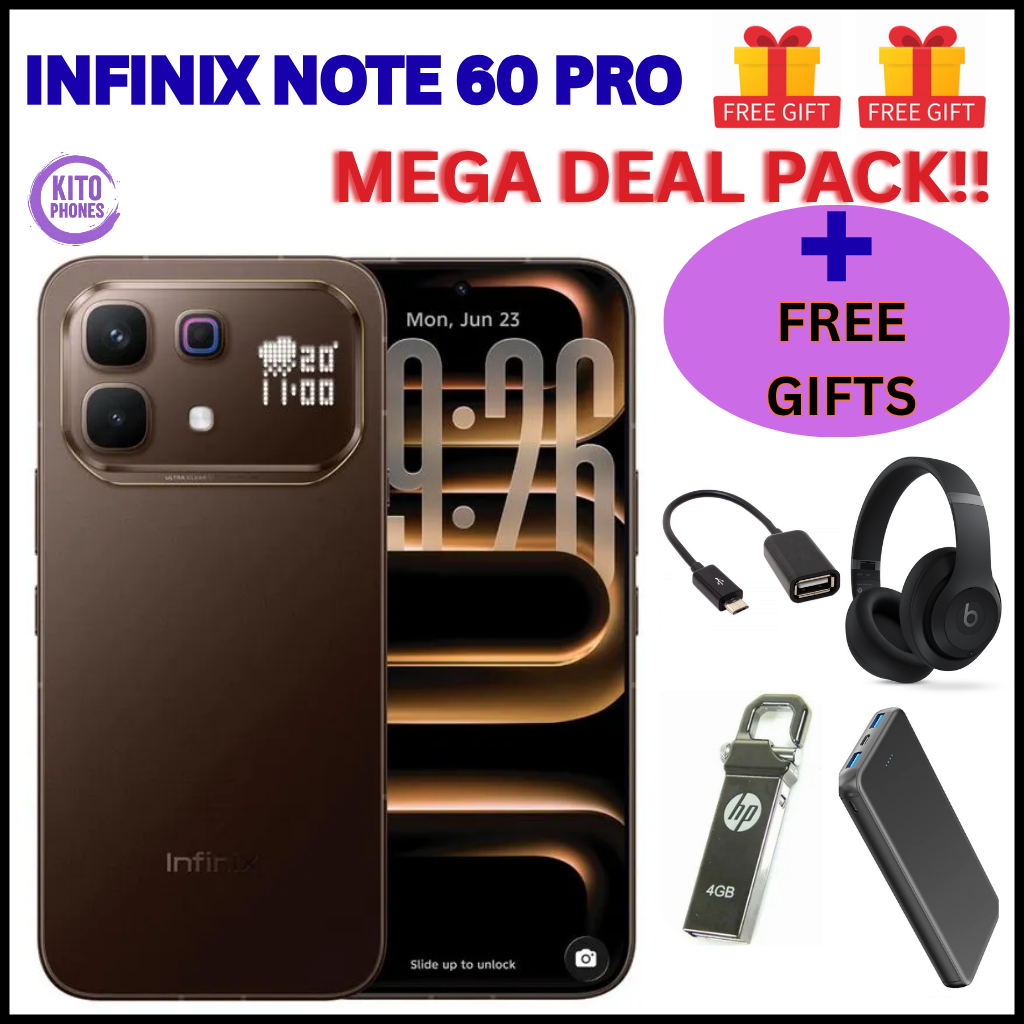 [New Launch] Infinix Note 60 Pro 256GB+16GB(8+8)GB RAM 6.78" 144Hz Screen Dual SIM Slim 5G Phone 50MP Camera 6000mAh Battery 90W charging Android 15 Snapdragon 7s Gen 4 SMARTPHONES +FREE GIFTS FOR YOU
