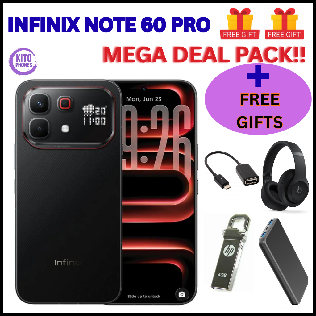 [New Launch] Infinix Note 60 Pro 256GB+16GB(8+8)GB RAM 6.78" 144Hz Screen Dual SIM Slim 5G Phone 50MP Camera 6000mAh Battery 90W charging Android 15 Snapdragon 7s Gen 4 SMARTPHONES +FREE GIFTS FOR YOU