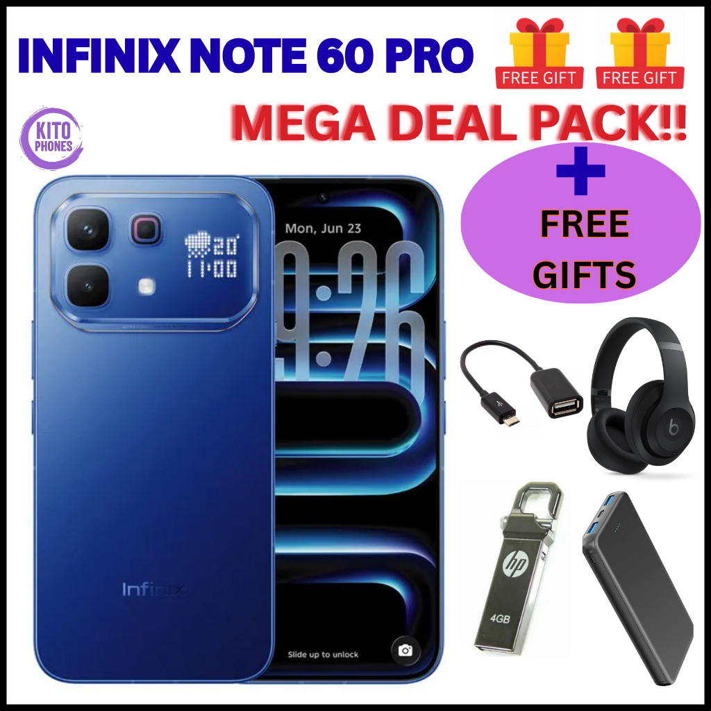 [New Launch] Infinix Note 60 Pro 256GB+16GB(8+8)GB RAM 6.78" 144Hz Screen Dual SIM Slim 5G Phone 50MP Camera 6000mAh Battery 90W charging Android 15 Snapdragon 7s Gen 4 SMARTPHONES +FREE GIFTS FOR YOU