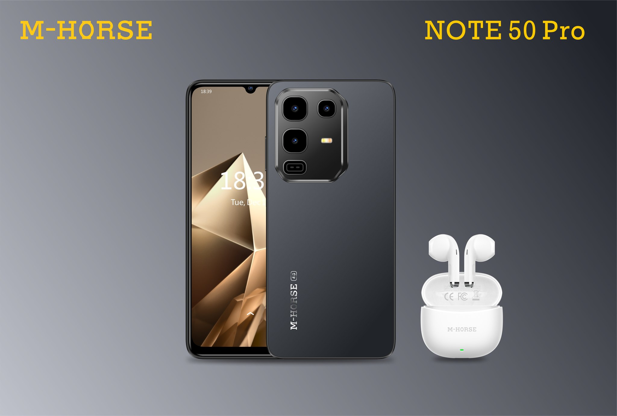 [BRAND NEW] [NEW ARRIVAL] M-HORSE NOTE 50 PRO 128GB ROM+8GB(4+4GB EXTENDED) RAM 5000mAh 16MP SELFIE+32MP REAR CAMERA SCREEN 6.9’’ HD INCELL WATER DROP SCREEN SIDE FINGERPRINT SMART PHONE +FREE EARPODS