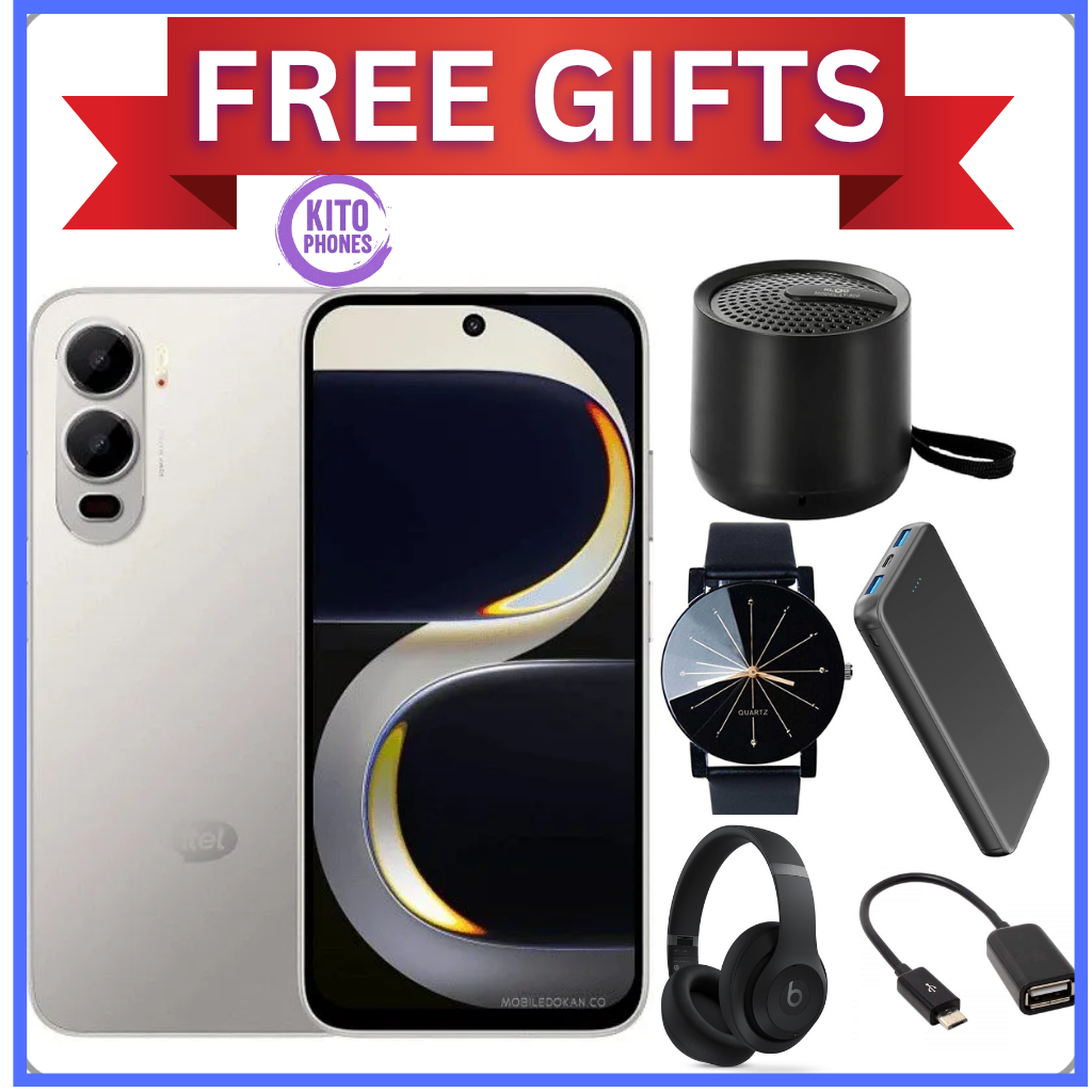 BRAND NEW itel CITY 200 128GB ROM+8GB(4+4GB) EXTENDED RAM 6.78" Dual SIM 4G Network 50MP Camera+ 8MP SELFIE 18W Charging 5200mAh Battery Android 15 Fingerprint Unlock Smart Phones  +FREE GIFTS FOR YOU