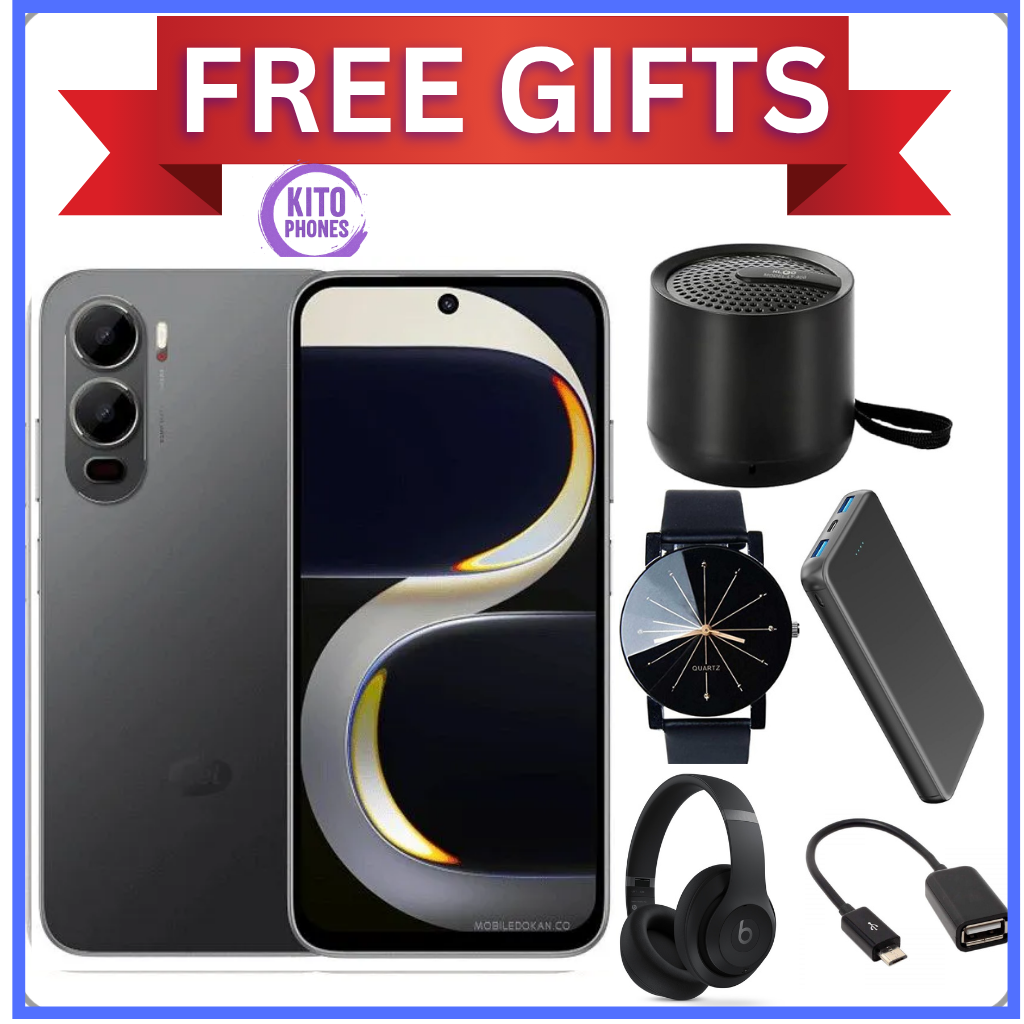 BRAND NEW itel CITY 200 128GB ROM+8GB(4+4GB) EXTENDED RAM 6.78" Dual SIM 4G Network 50MP Camera+ 8MP SELFIE 18W Charging 5200mAh Battery Android 15 Fingerprint Unlock Smart Phones  +FREE GIFTS FOR YOU