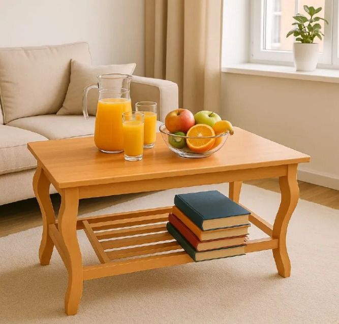 [Superior Quality] Small New Design Modern stylish rectangular design coffee table with storage for living room, fashionable appealing finish as picture multiple colours