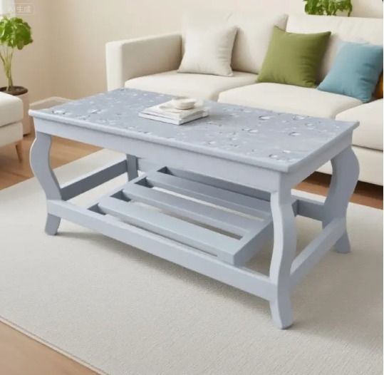 [Superior Quality] Small New Design Modern stylish rectangular design coffee table with storage for living room, fashionable appealing finish as picture multiple colours