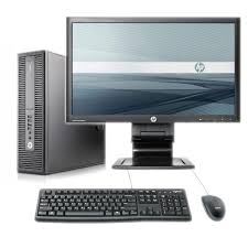 ( Full set 22'' Monitor,key board + mouse ) Refurbished HP EliteDesk 800 G1 Core I5 8GB RAM 500GB HDD 3.2GHz SFF Desktop Refurbished Desktop Mini Pc Refurbished Computer