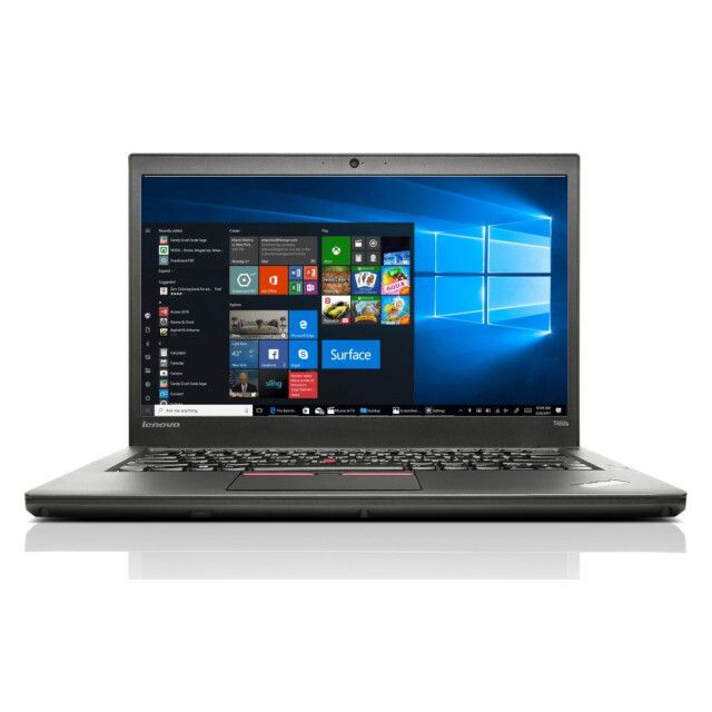 Refurbished Laptop Lenovo ThinkPad T450 Core i5 5th Gen 8GB+256GB SSD +14" Windows 10 Refurbished Lenovo Laptops Notebook Black 14 inch