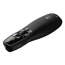 LOGITECH LASER POINTER/ WIRELESS PRESENTER R400N - USB WIRELESS RECEIVER, PLUG AND PLAY, 15 METERS WIRELESS RANGE, RED LASER POINTER