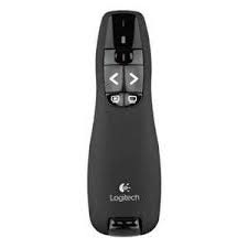 LOGITECH LASER POINTER/ WIRELESS PRESENTER R400N - USB WIRELESS RECEIVER, PLUG AND PLAY, 15 METERS WIRELESS RANGE, RED LASER POINTER