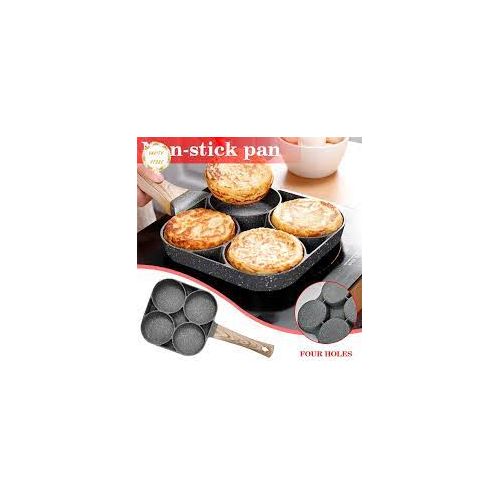 4 slot pan High Quality Heavy Granite Non-stick Pancake/egg Pan