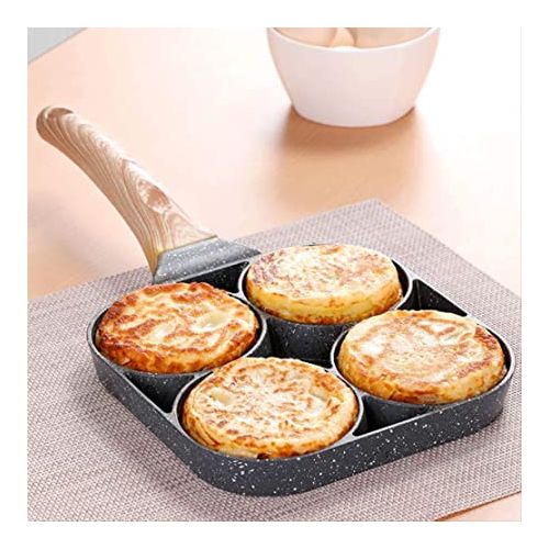 4 slot pan High Quality Heavy Granite Non-stick Pancake/egg Pan