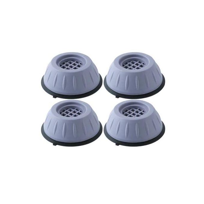 Anti vibration fridge/washing machine stand,The pad's bottom diameter is 9cm, the top diameter is 4.7cm, and the height is 4cm, work with most washers & dryers, refrigerator, table, sofa, bed & others