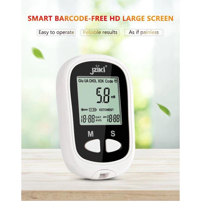 JZIKI smart blood glucose meter comes With * 50pcs test strips * 50pcs lancets * Lancet pen
