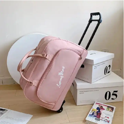 (SPECIAL OFFER)Travelling Bags Unisex Large Capacity Bag Luggage Women/ Men Travelling bag with Trolley hand