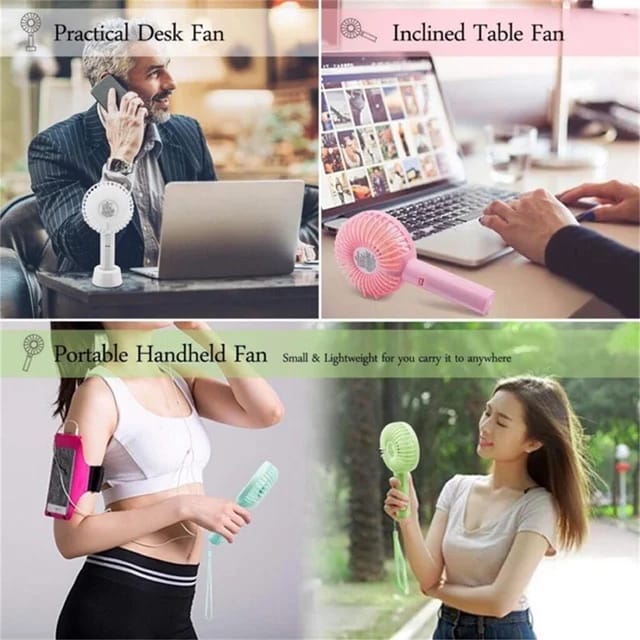 Portable Travel 3 Speed Personal Fan with stand