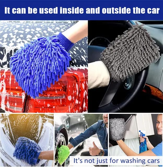 Premium Quality Microfiber Chenille Washing Glove
