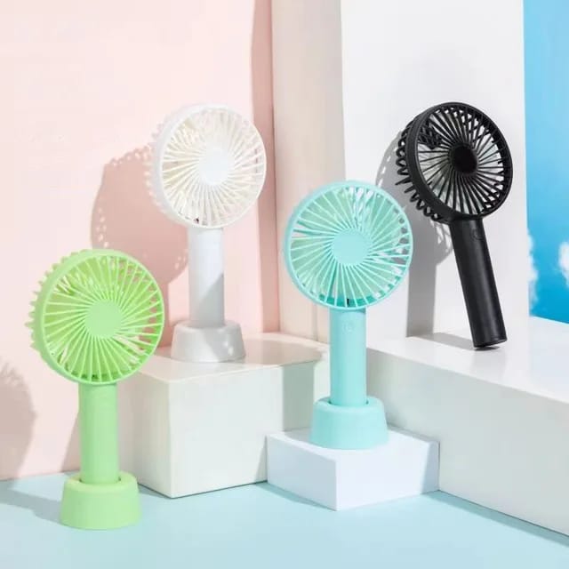 3 Speed Personal Fan with stand - Rechargeable