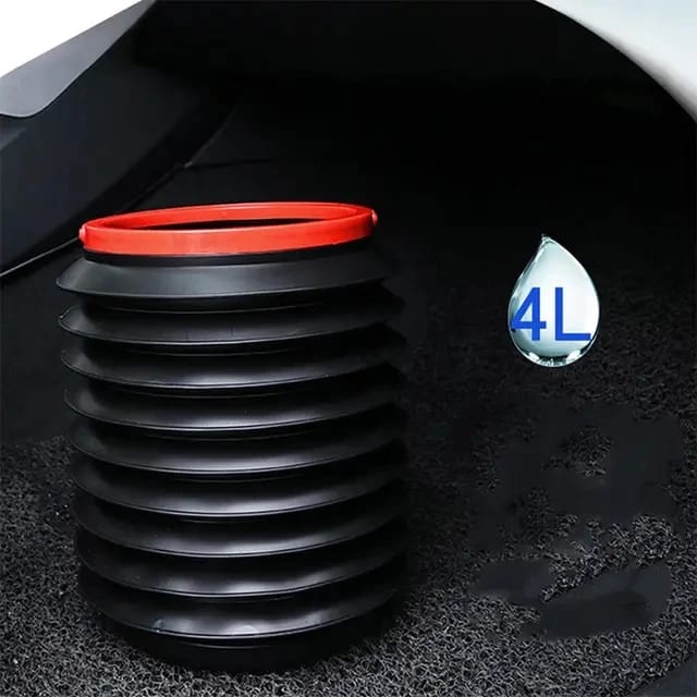 Collapsible car dustbin - Capacity- 4 liters