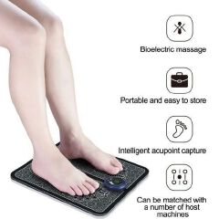 Electronic Nerve Stimulator and Powered Muscle Stimulation for Pain Relief, EMS Foot Massager