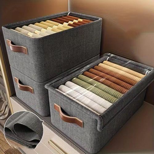 Foldable Wardrobe Organizer With A Cover