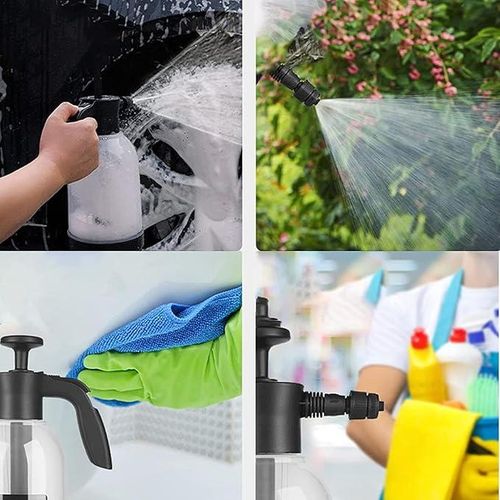 2 L Foam Sprayer Car Wash Pump Foaming Sprayer Hand Pressure Snow Foam Sprayer