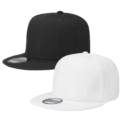 Baseball unisex solid plain standing cap