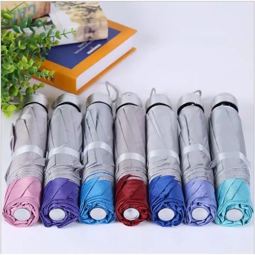 Happy Umbrella Light Portable Umbrella 3- fold Handbag size Umbrella Durable random 66*96