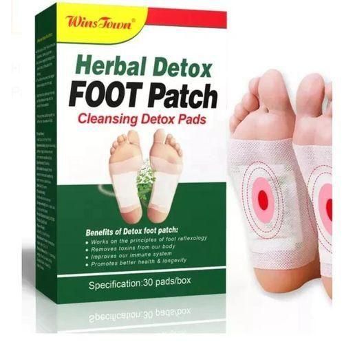 Wins Town Herbal Detox Natural Cleansing FOOT Patch 30 Pads