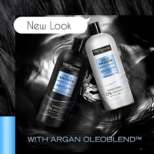 Tresemme Smooth & Silky Shampoo+Conditioner Tames&Moisturizes Dry Hair