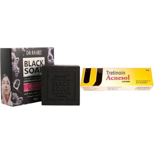 tretinoin Acnesol Cream & Dr Rashel Blacksoap