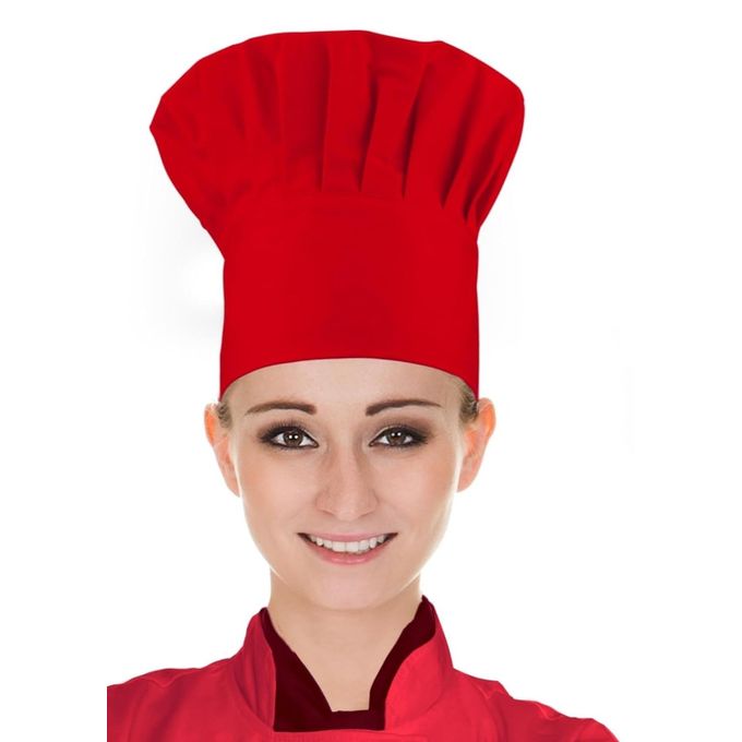 Chef Hat,Adult Adjustable Hook and Loop Tape Baker Hat Kitchen Cooking Chef Cap for Men Women Kids