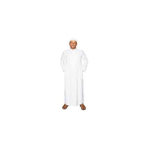 Fashion Kanzu -Muslim Men's Thobe White