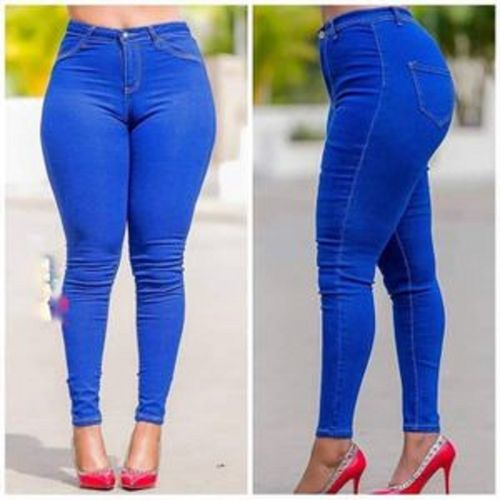 FASHION WOMEN  PLAIN SOFT JEANS