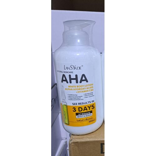 LansYade Natural Skincare AHA Vitamin C Body Lotion Moisturizing Whitening Cream