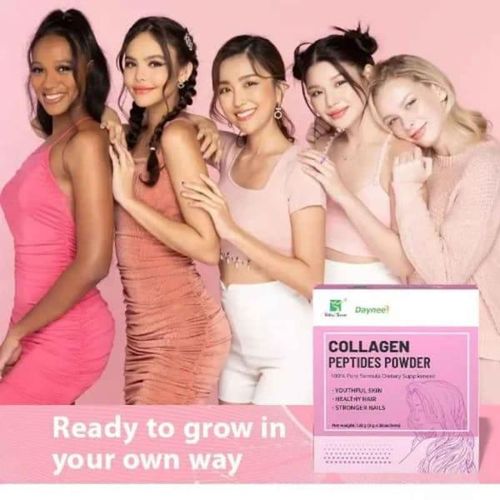 Collagen Peptide Powder Drink Whitening Glow Enzymes Protein Powder