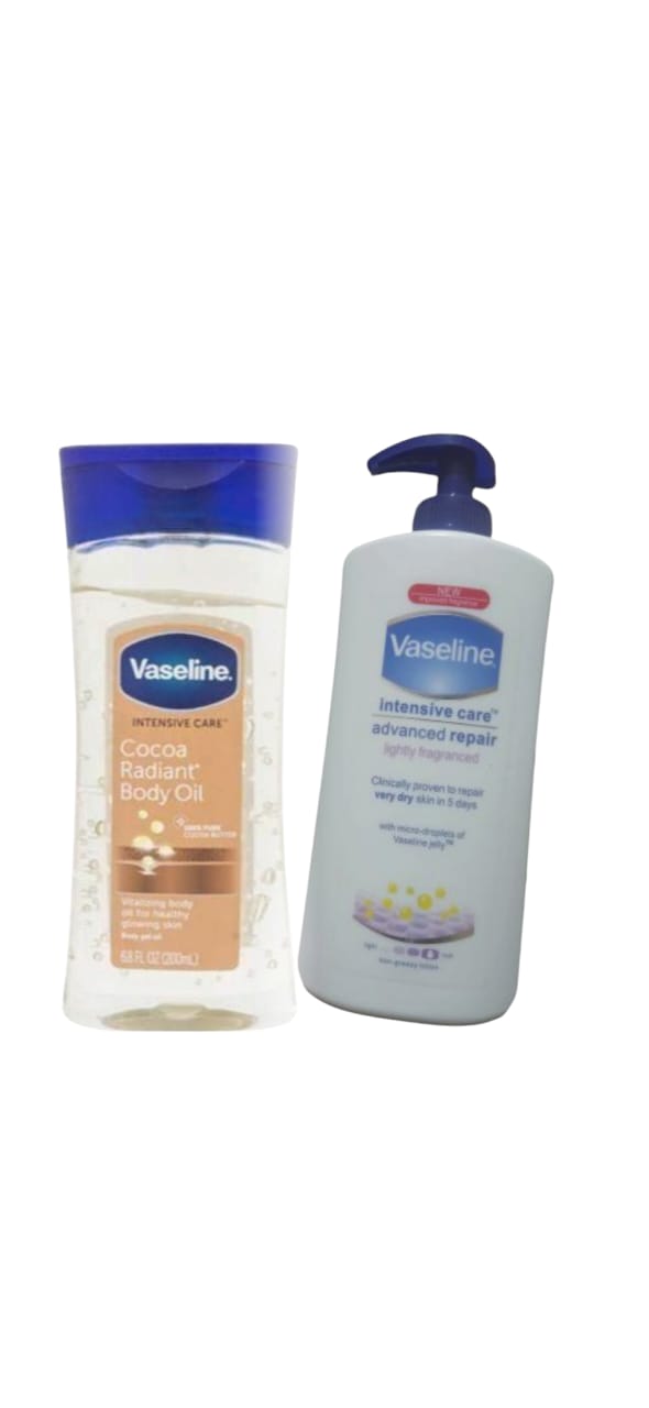 Vaseline Healthy advanced repair Lotion with a free vaseline oil