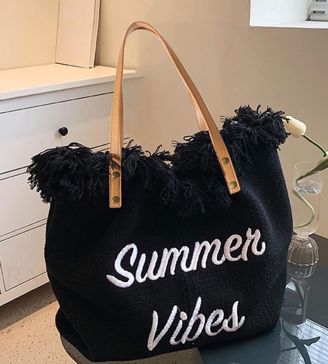 Fashion summer vibes trendy large capacity bag