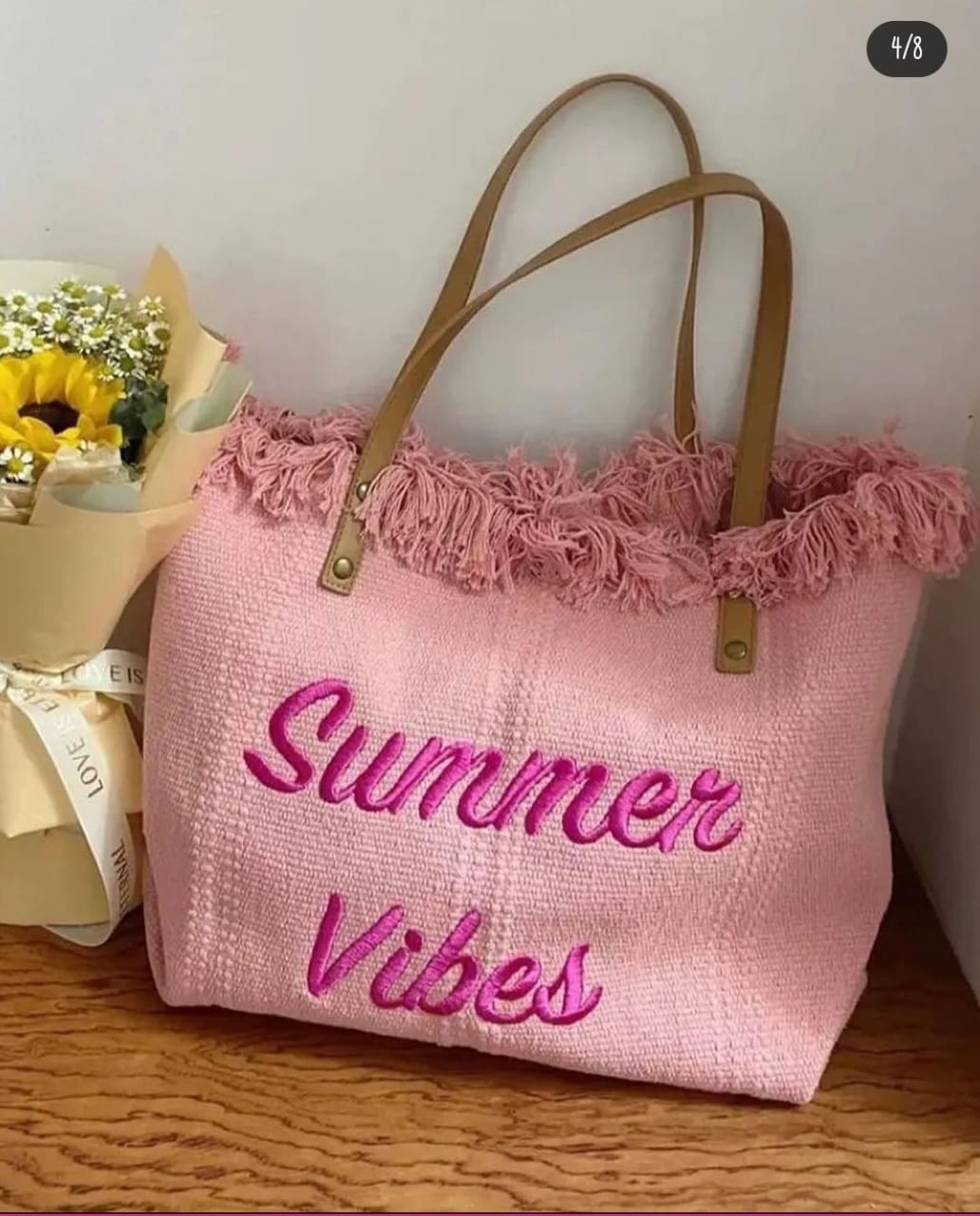 Fashion summer vibes trendy large capacity bag