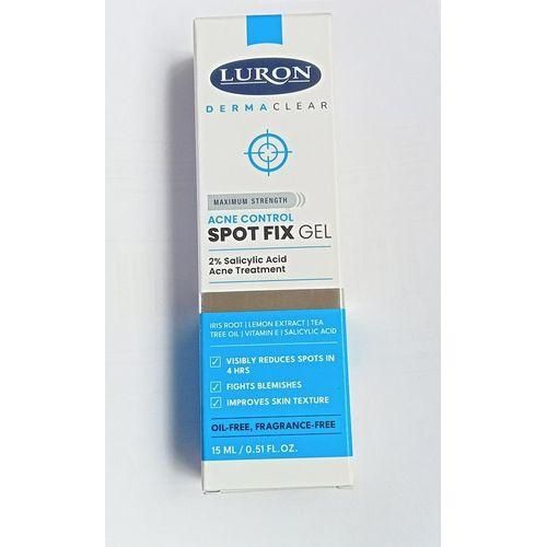 Luron Derma Clear Acne Contol Fix Gel 2% Salicylic Acid Acne Treatment Visibly reduces Spots, Fights Blemishes,Improves Skin Texture