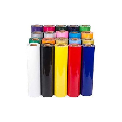 Colorful Heat Transfer Vinyl Sheets Set For DIY T-Shirts, Hats, And Clothing 1mtr