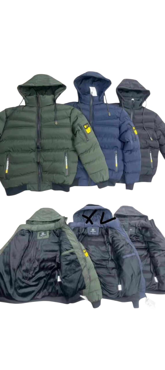 Fashion men heavy winterhooded  jacket